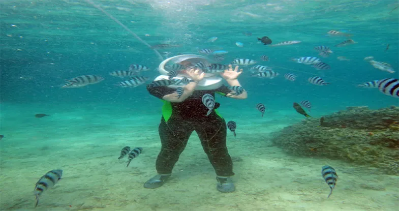 Sea Walk in Andaman Image