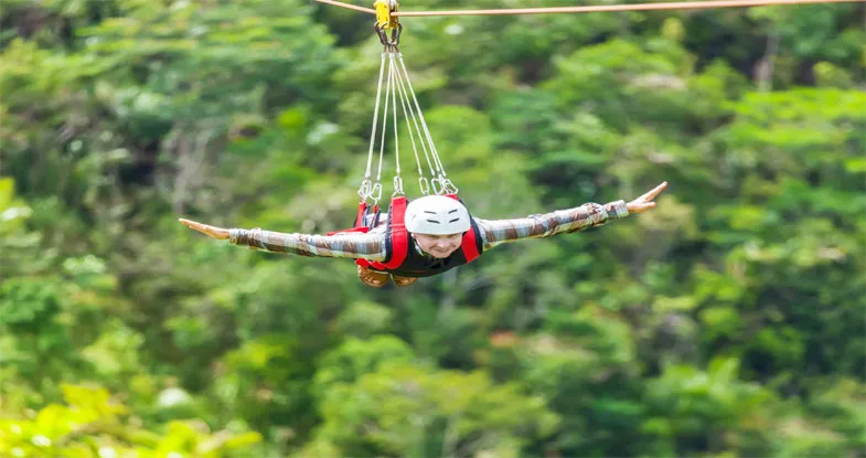 Ziplining in Nepal Image