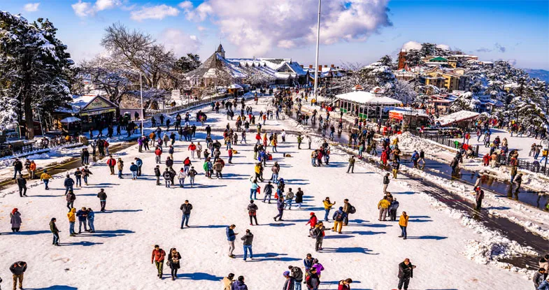 Shimla during Winters Image