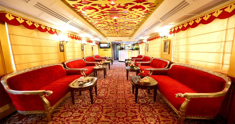 Maharani Restaurant at Maharaja Express Luxury Train Image
