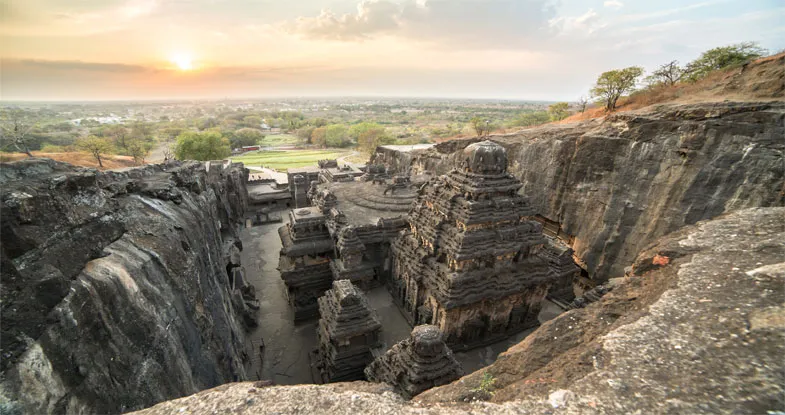 Kailash Temple in Ellora Caves, Aurangabad Image